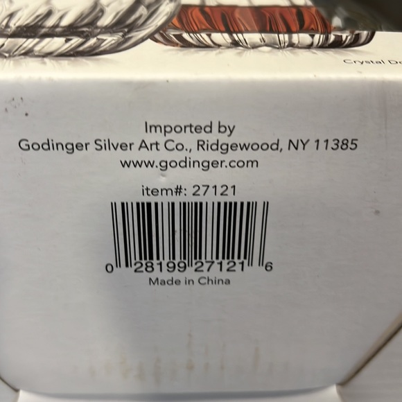 NIB Equa by Godinger set of 4 Crystal old fashion glasses! - Picture 4 of 5